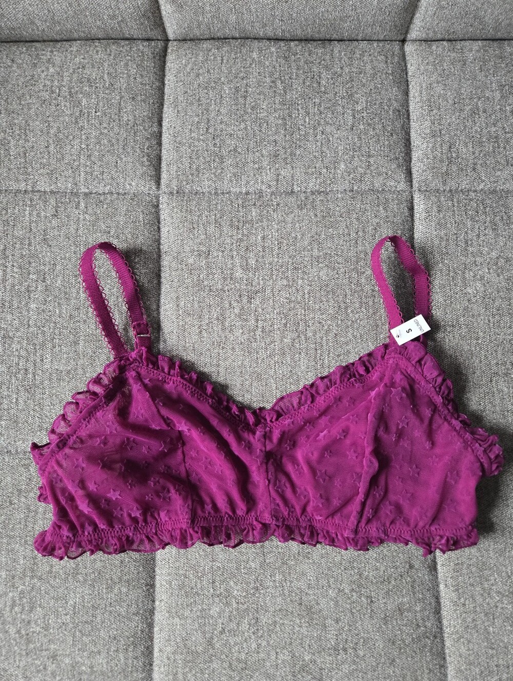 Victoria's Secret PINK | Wink Unlined Scoop Bralette Size S In Purple